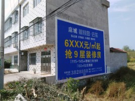 吉首墙体广告质量分析