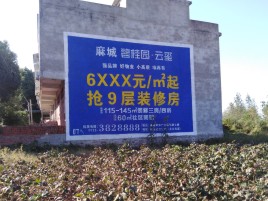 吉首品牌公司青睐的墙体广告