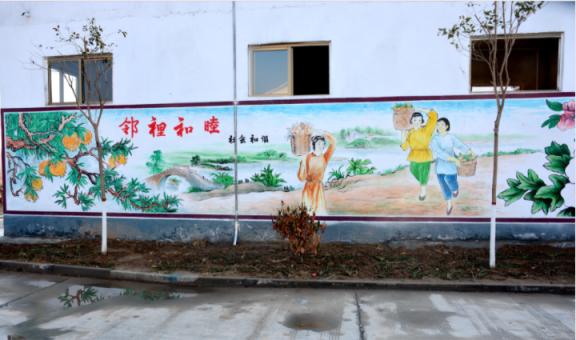 吉首乡镇文化墙 乡风文明焕发新活力